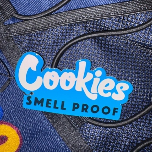 Cookies Patchwork Logo Backpack (Navy) - Picture 4 of 4